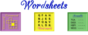 Wordsheets